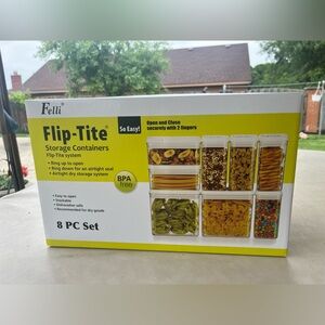Flip-tite (Functional Storage Container) Felli Canister Collection (8 pcs/Set)